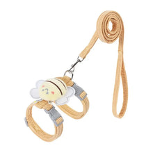 Cartoon Bee Cat Harness Set - Adjustable Double Layer Collar & Leash - Small Medium Pets