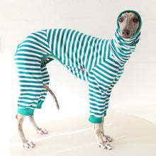 Striped Cotton Dog Pajamas for Italian Greyhounds & Whippets