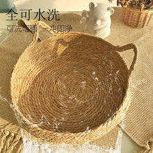 Rattan Katzenkorb mit Kissen – Warmer Schlafplatz für Katzen und Kätzchen