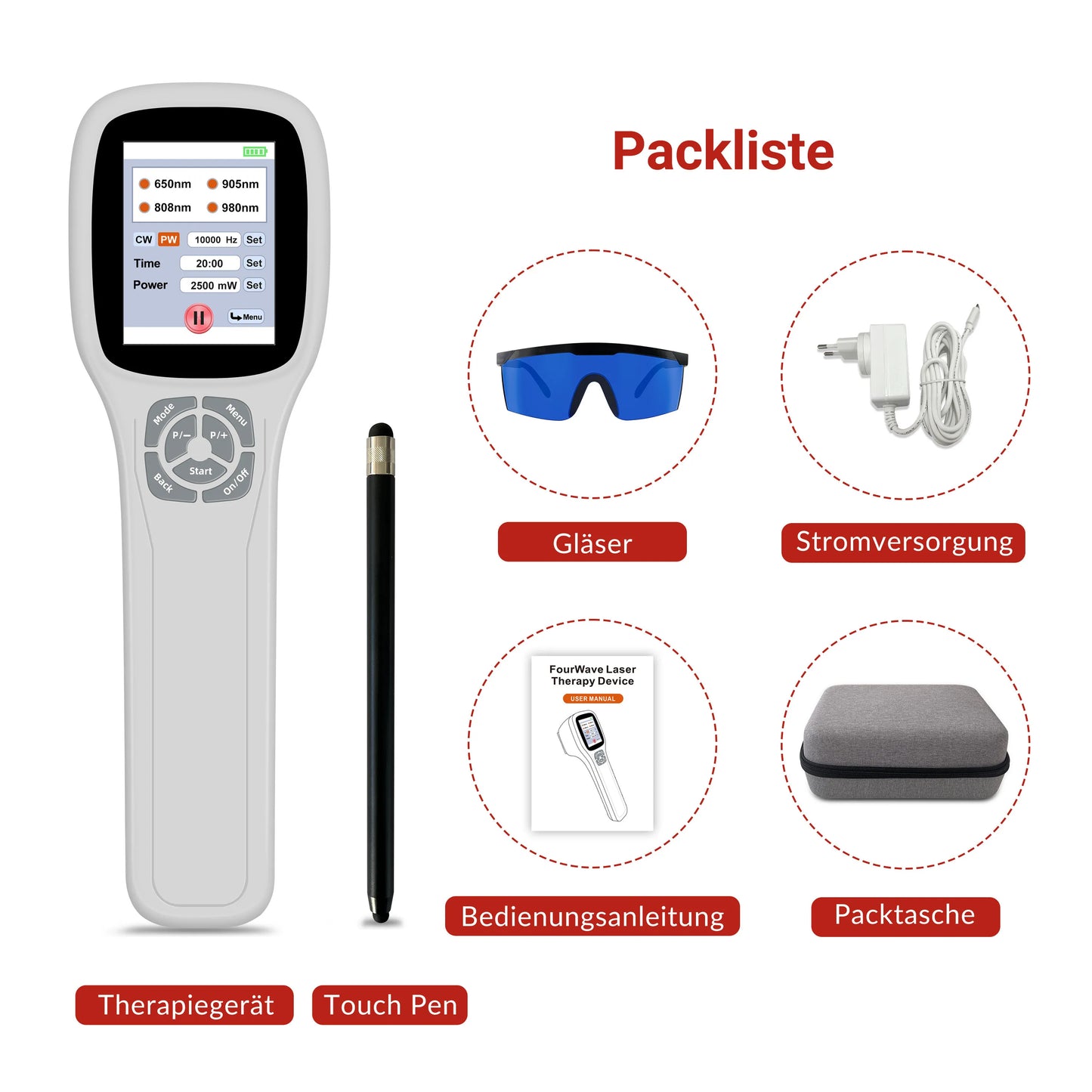 Cold Laser Therapy Device for Post-Surgery Recovery Joint Pain Red Infrared Light Physiotherapy for Senior Pets Arthritis Relief
