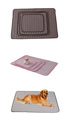 Summer Cooling Mat for Dogs & Cats – Breathable Washable Pet Cooling Pad