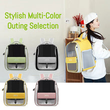 Breathable Transparent Cat Carrier Backpack – Foldable Waterproof Pet Travel Backpack for Cats & Small Dogs