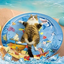 Summer Pet Inflatable Water-filled Mat Thickened And Durable Pet Breathable Water Mat To Cool Down Interactive Cat Pad Supplies