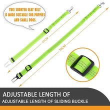 Reflective Dog Car Seat Belt - Adjustable Nylon Pet Tether - Safe Vehicle Travel Harness