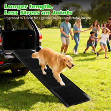 Portable Foldable Dog Ramp – 170 × 44 cm Non-Slip Aluminum Ramp for Small, Medium & Large Dogs