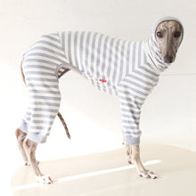Striped Cotton Dog Pajamas for Italian Greyhounds & Whippets