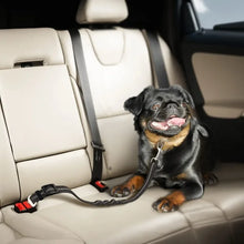 Reflective Dog Car Seat Belt - Adjustable Nylon Pet Tether - Safe Vehicle Travel Harness