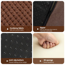 Foam Dog Stairs 3-Step - High Density Pet Ramp - Washable Cover - Non-Slip Bed Sofa Access