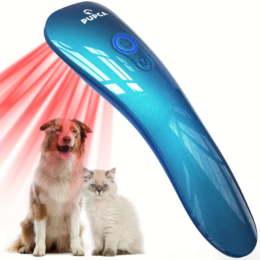 18pcs Portable Red Light for Pets - 620nm Light Device for Cats, Dogs & Rabbits, Home Use & Light Beige Health Treatment, Pet Ca