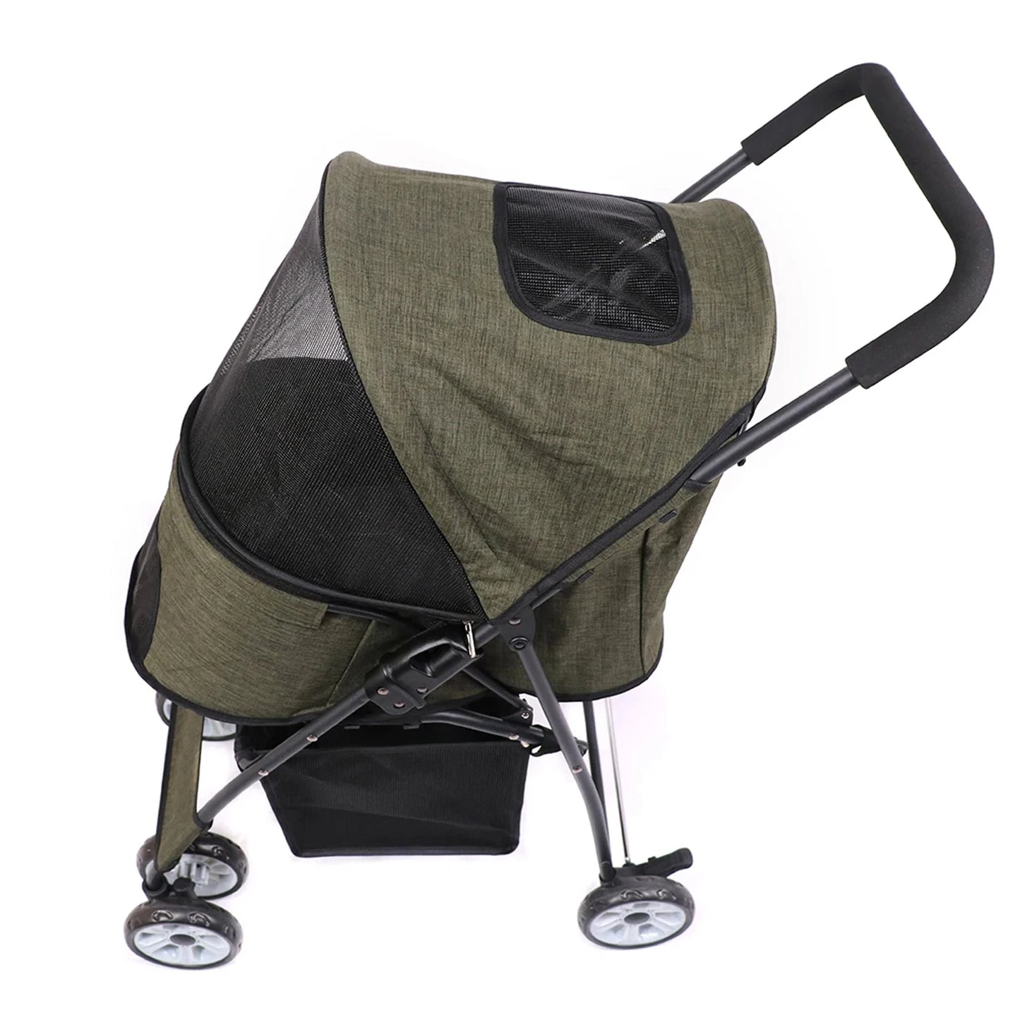 Small Cats & Dogs Pet Trolley,Portable Outdoor Travel Walking - Dog Cat Foldable Pet Stroller Carrier Portable Dog Cat Stroller