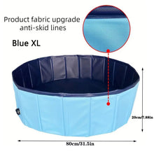 Foldable Pet BathTub Durable PVC Swimming Pool For Dog Portable Summer Cooling Pool Non-Slip For Medium-Sized And Small Dogs
