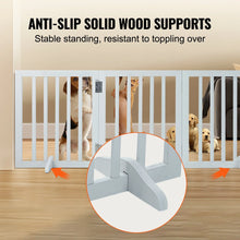 Dog Gate Freestanding Pet Gate 3 Panels Foldable for Narrow Passageways Expandable Dog Barrier