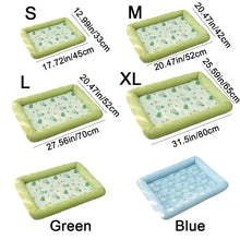 Square Cooling Pet Bed with Neck Support — Breathable, Waterproof & Anti-Slip for Dogs & Cats