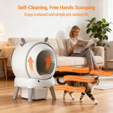 HAUSPROFI Self Cleaning Litter Box Large Capacity Automatic Cat Toilet with Odor Control App Control for Large Cats Multiple Cats
