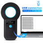 Handheld Animal RFID EMID Reader OLED Display EMID FDX-B(ISO11784/85) Pet Chip ID Scanner Pet Tag Scanner for Cat Dog Pet Animal