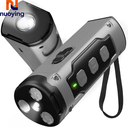 Ultrasonic Dog Training Device Rechargeable Anti Bark Deterrent with LED Light Stop Barking Repeller for Small Medium Large Dogs