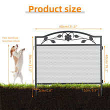 Heavy Duty Metal Dog Playpen - 5 Panel Decorative Garden Fence