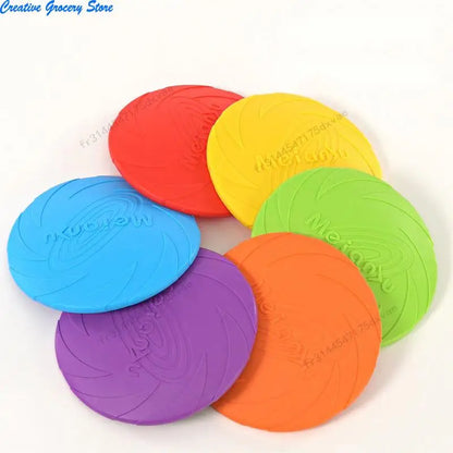 Bite Resistant Flying Disc Toys For Dog Multifunction Pet Puppy Training Toys Outdoor Interactive Game Pet Dogs Products