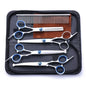5PCS Pet Grooming Scissors Set – Stainless Steel Dog & Cat Hair Cutting Kit with Safety Round Tips