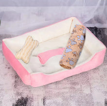 Autumn And Winter Warm Pet Dog Cat Universal Beds Soft Cushion Couch Bed for for Small Medium Dog Plush Cozy Puppy Nest Mat Pad