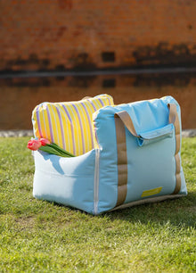 Pet Car Bed for Small Dogs & Cats – Soft Portable Travel Seat Bed