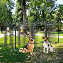 Heavy Duty Dog Playpen - 8 Panel Metal Pet Exercise Pen with Door