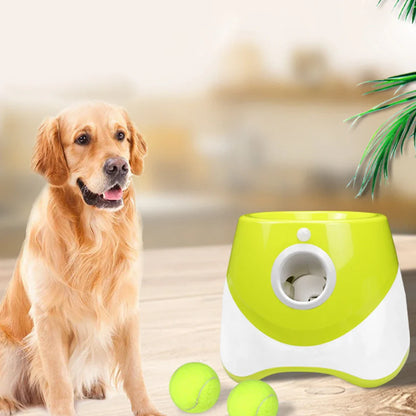 Mini Tennis Throwing Pinball Machine Fun Interactive Throw Catapult Ball Launcher Dog  Dogs Ball Catapult Pet Interactive