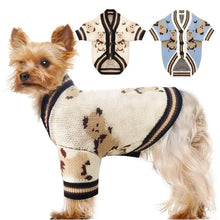Pet Dog Sweater - Bear Pattern Cardigan Coat for Small Medium Dogs Cats Puppies