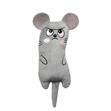 Funny Pet Plush Embroidery Catnip Toy Cat Expressive Mouse Toys Interactive Cat Toy Kitten Bite Resistance Toy Pet Accessories