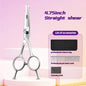 Fenice 4.75 Inch Safety Round Tip Pet Dog Cat Grooming Scissors Straight/Curved/Thinning Shears for Eyes/Face/Foot/Nose