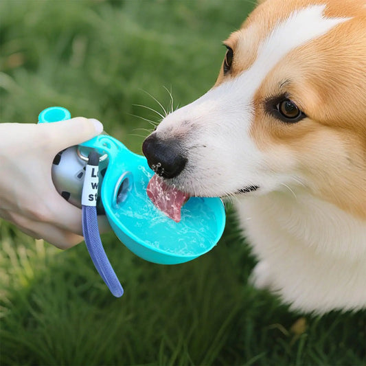 Dog Water Bottle – HydroPaws™ Portable Leakproof Pet Water Bottle with Built-In Drinking Bowl
