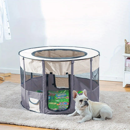Foldable Pet Tent Dog Cat Pet Kitten Puppy Delivery Room Travel Play Pen Tent LARGE Portable Pet Delivery Room Shelter Cat Tent Bed Photo Props Pet Outdoor Travel Cat Tent Bed