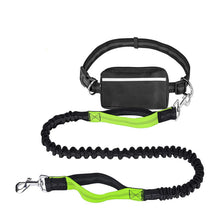 Freihändige Hundeleine mit Hüftgurt und Reißverschlusstasche – Hands-Free Hundeleine
