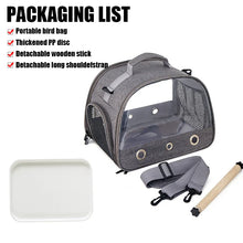 Bird Travel Carrier – Portable Transport Bird Cage with Tray, Multi-Functional Parrot Bird Bag for Small Pets & Outdoor Cat Carrier