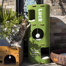 Multi-Layer Cat Tree Tower with Enclosed Sleeping Nest