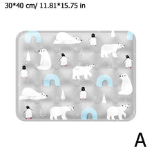 Waterable Pet Ice Pad Summer Cooling Dog Cold Mat Cat Ice Silk Mat Breathable Dogs Cats Pet Mat Cooling Supplies Pet Ice Pad
