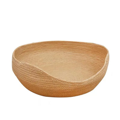 HOOPET Winter  Seasons Pet Bed Kennel for Cat Puppy Dog Beds Sofa Handmade Bamboo Weaving Cat  Cozy Nest  Pet Accessaries