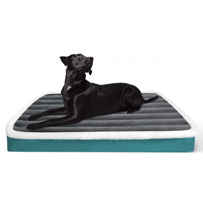 Benepaw Soft Orthopedic Dog Bed Washable Nonslip Egg Crate Foam Kennel Pad Pet Sleeping Mat Cushion For Small Medium Large Breed
