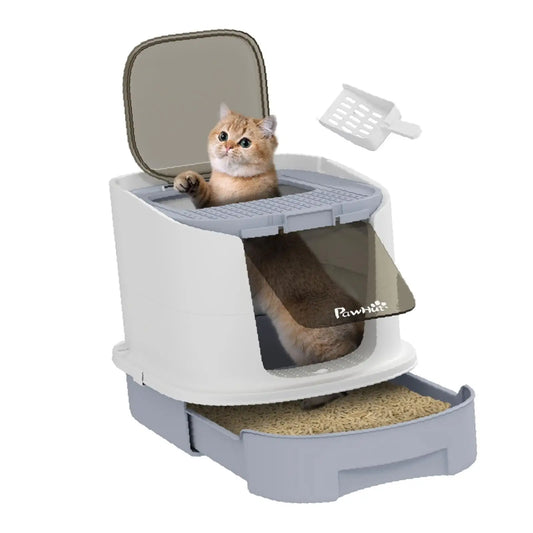 Cat Litter Box Furniture Hidden Design Odour Control Enclosure for Cat Cages and Home Pet Supplies
