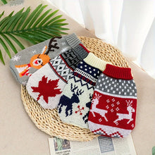 Christmas Pet Dog Sweater - Cute Knitted Wool Winter Costume for Cats & Medium Dogs