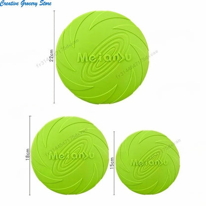 Bite Resistant Flying Disc Toys For Dog Multifunction Pet Puppy Training Toys Outdoor Interactive Game Pet Dogs Products
