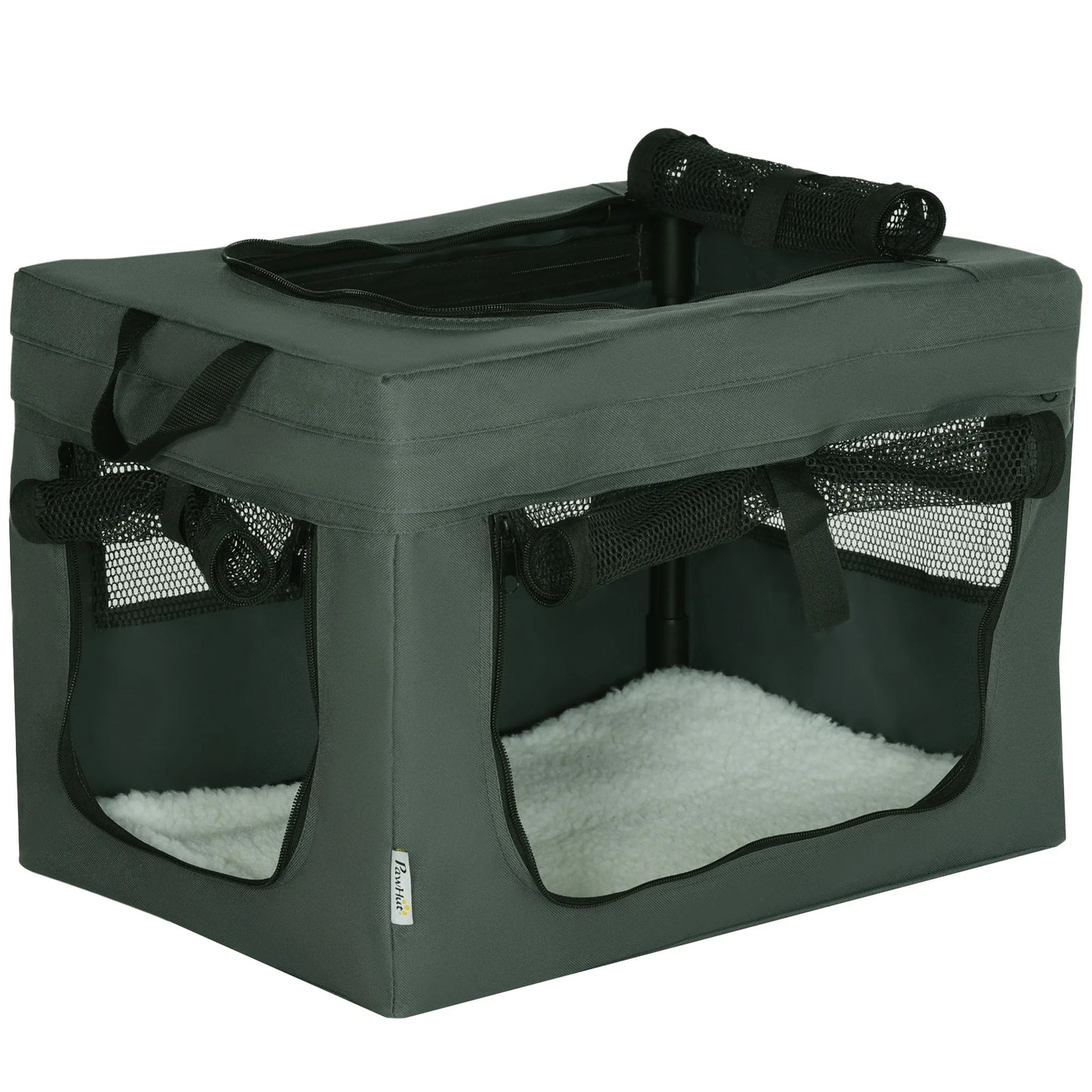 PawHut Soft Side Pet Carrier w/ Cushion, for Dogs