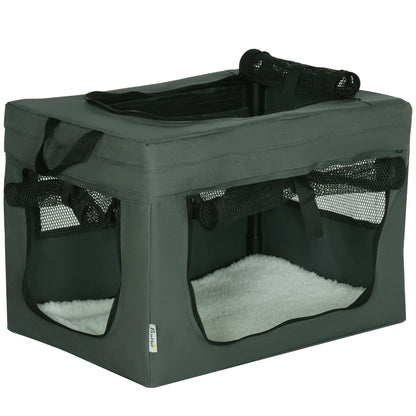 PawHut Soft Side Pet Carrier w/ Cushion, for Dogs