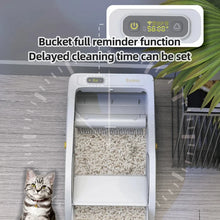 Smart Cat Litter Box Automatic Self-cleaning Cat Bedpan Semi Enclosed Toilet Trainer Pet Products with App Odor Proof Cat Toilet