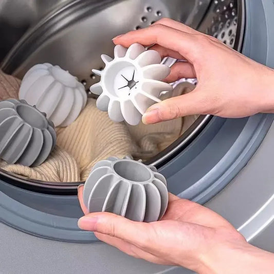 Reusable Silicone Laundry Ball for Pet Hair Removal Clothes & Lint Hair Catcher for Washing Machines