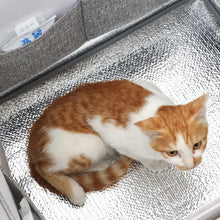 New Summer Cool Cat Nest Portable Foldable Pet Cooling House with Homemade Ice Bag Air Conditioning Cat Nest for Cats