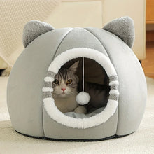 Cat Cave Bed – Cozy Pet Tent House with Soft Cushion for Small & Medium Cats and Dogs