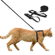 Adjustable Cat Harness - Escape Proof Safety Vest - Leash Set - For Cats & Puppies