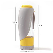 Dog Water Bottle Portable Food Container 2 In 1 Leakproof Pet Drinking Dispenser Feeder Cup For Outdoor Walking Hiking