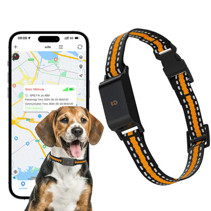 Real-time positioning GPS tracker for dog and pet cat collars